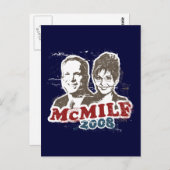 Carte postale McMilf 2008 (Devant / Derrière)