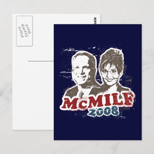 Carte postale McMilf 2008 (Devant / Derrière)