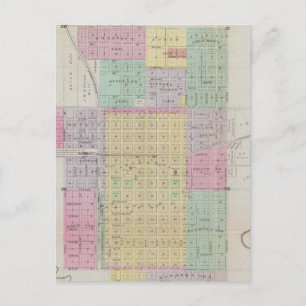 Carte Postale McPherson City, comté de McPherson, Kansas