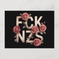 MDE NZS Floral Contre Droite Pas de Nazis Lgbtq+ 