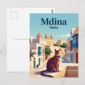 Carte Postale Mdina Malte (Devant / Derrière)