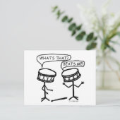 Carte Postale Me bat (Debout devant)