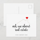 Carte Postale Me demander à propos de Immobilier Marketing Immo (Devant / Derrière)