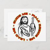 Carte Postale Me guider Marcher à côté de moi (Devant / Derrière)