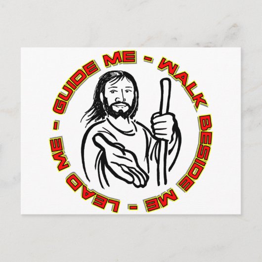 Carte Postale Me guider Marcher à côté de moi (Devant)