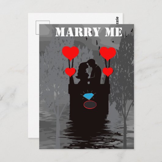 Carte Postale Me Marierez-Vous Proposition Jigsaw Puzzles (Devant / Derrière)