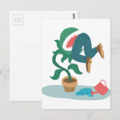 Carte Postale me nourrir venus flytrap (Devant / Derrière)