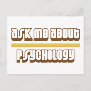 Carte Postale Me questionner sur la psychologie