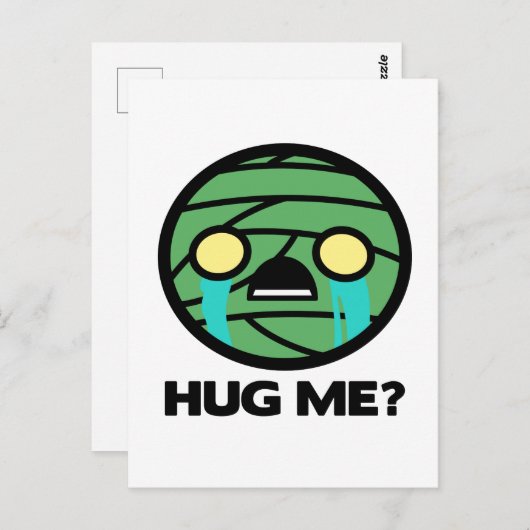 Carte Postale Me serrer dans mes bras ? (Devant / Derrière)