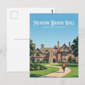 Carte Postale Meadow Brook Hall États-Unis (Devant / Derrière)