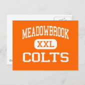 Carte Postale Meadowbrook - Colts - Lycée - Byesville Ohio (Devant / Derrière)