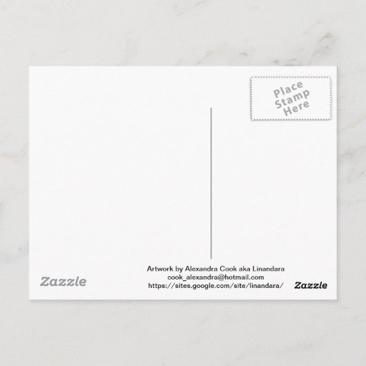 Carte Postale Meadowsweet (Dos)