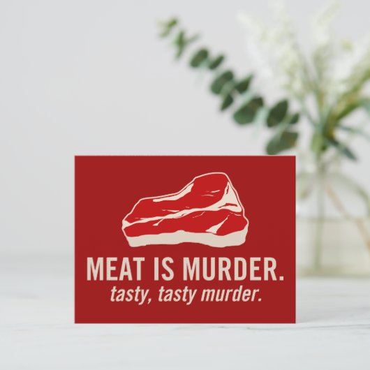 Carte Postale Meat is Murder (Debout devant)