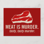 Carte Postale Meat is Murder (Devant)