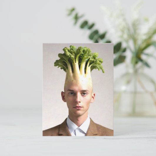 Carte Postale Mec Type Légume (Debout devant)