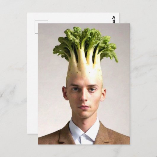 Carte Postale Mec Type Légume (Devant / Derrière)