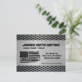 Carte Postale Mécanicien américain Drapeau Auto Réparation (Debout devant)