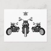 Carte Postale Mécanicien de moto classique (Devant)