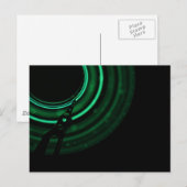 Carte Postale Mécanique verte brillante (Devant / Derrière)