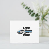 Carte Postale Mécanique Wrench Car Tuning Idée cadeau (Debout devant)