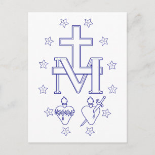 Carte Postale Médaille de Notre-Dame des Grâces Beaux-Arts