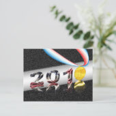 Carte Postale Médaille d'or de l'Amérique (Debout devant)