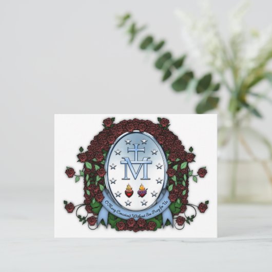 Carte Postale Médaille miraculeuse 2 (Debout devant)