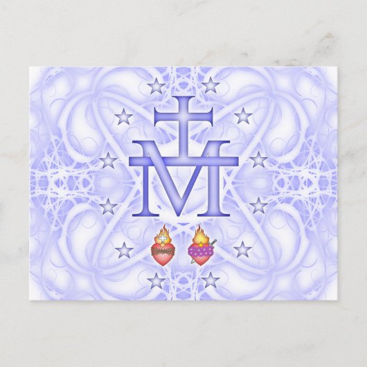 Carte Postale Médaillon Miraculeux (Devant)