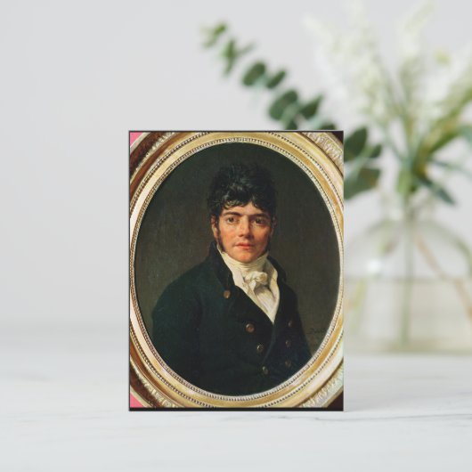 Carte Postale médaillon Portrait du Comte Esteve, 1804 (Debout devant)