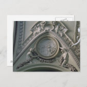 Carte Postale Médaillon représentant l'empereur Constantin (Devant / Derrière)