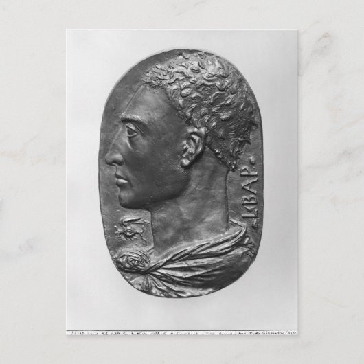 Carte Postale Medallion Autoportrait (Devant)