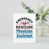Carte Postale Médecin d'urgence Assistant (Debout devant)