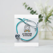 Carte Postale Médecin en devenir (Debout devant)