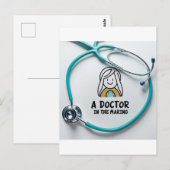 Carte Postale Médecin en devenir (Devant / Derrière)