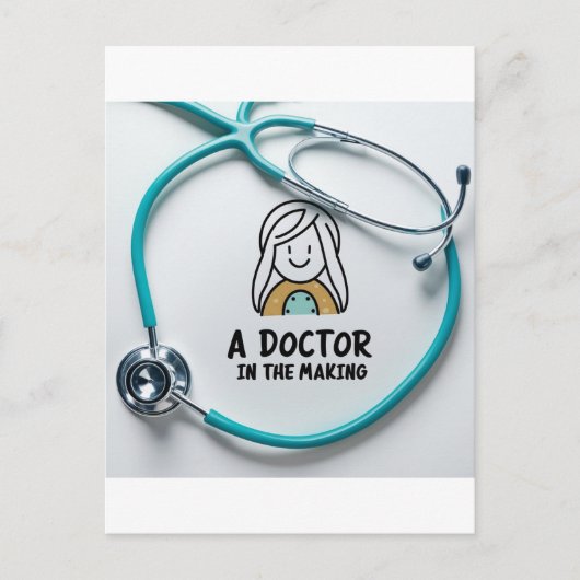 Carte Postale Médecin en devenir (Devant)