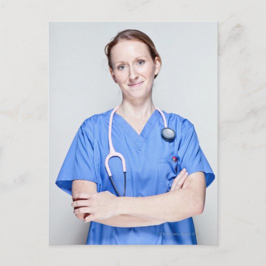 Carte Postale Médecin féminin 2 (Devant)