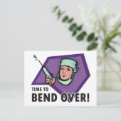 Carte Postale Médecin / infirmière drôle injection - seringue qu (Debout devant)