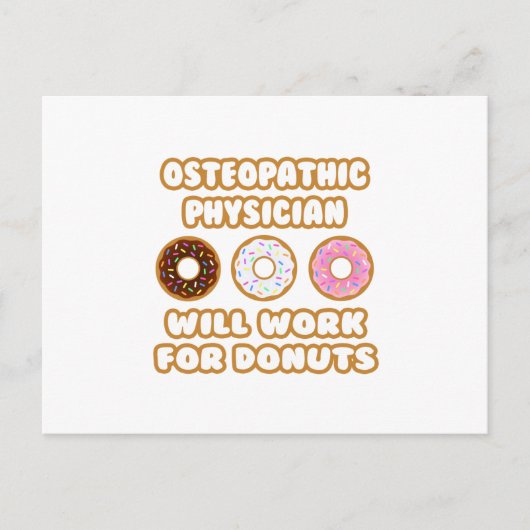 Carte Postale Médecin ostéopathique .. Fonctionnera Pour Les Don (Devant)