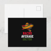 Carte Postale Médecin pas moyen " Nacho " (Devant / Derrière)