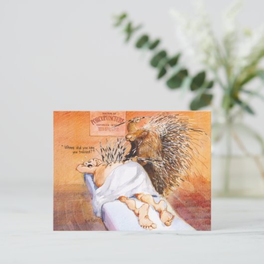 Carte Postale Médecine expérimentale (Debout devant)