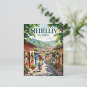 Carte Postale Medellín, Antioquia Colombie (Debout devant)