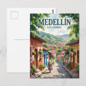 Carte Postale Medellín, Antioquia Colombie (Devant / Derrière)