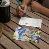 Carte postale Medellin Colombia Watercolor