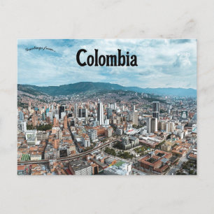 Carte postale Medellin Colombie