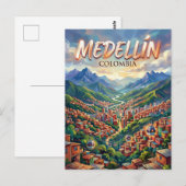 Carte Postale Medellín Colombie (Devant / Derrière)