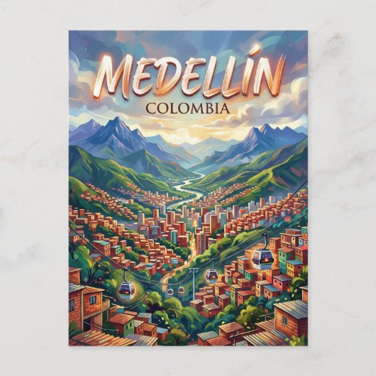 Carte Postale Medellín Colombie (Devant)