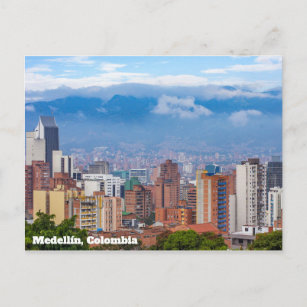 Carte Postale Medellín, Colombie Skyline