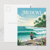 Carte Postale Medewi Indonésie (Devant / Derrière)