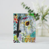 Carte Postale Médias mixtes (Debout devant)