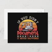 Carte Postale Medical Coder If You Didn't Document ICD Coding (Devant / Derrière)